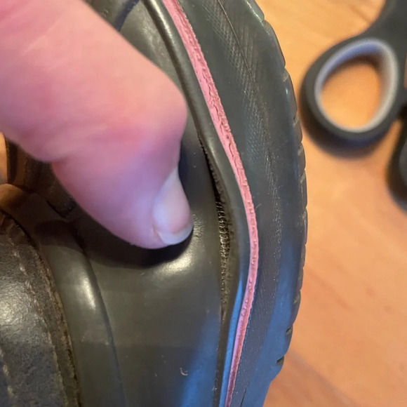 London Fog winter boots girls gray with/pink trim with faux fur lining size 12 - Picture 7 of 7